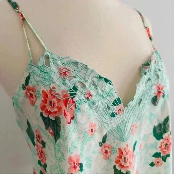 Vintage Victoria Secret Floral Tank Top S - Picture 4 of 10